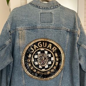 Epic Gull & Marie custom jean jacket